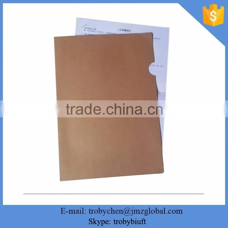 Custom paper file cover