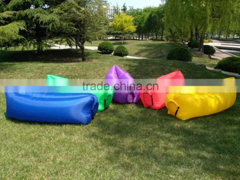 TPU coating High quality lamzac hangout inflatable sleeping bag