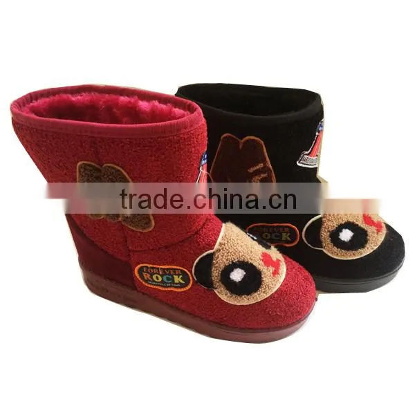 2015 cute bear snow boots hot sale winter comfortable warm women snow boots