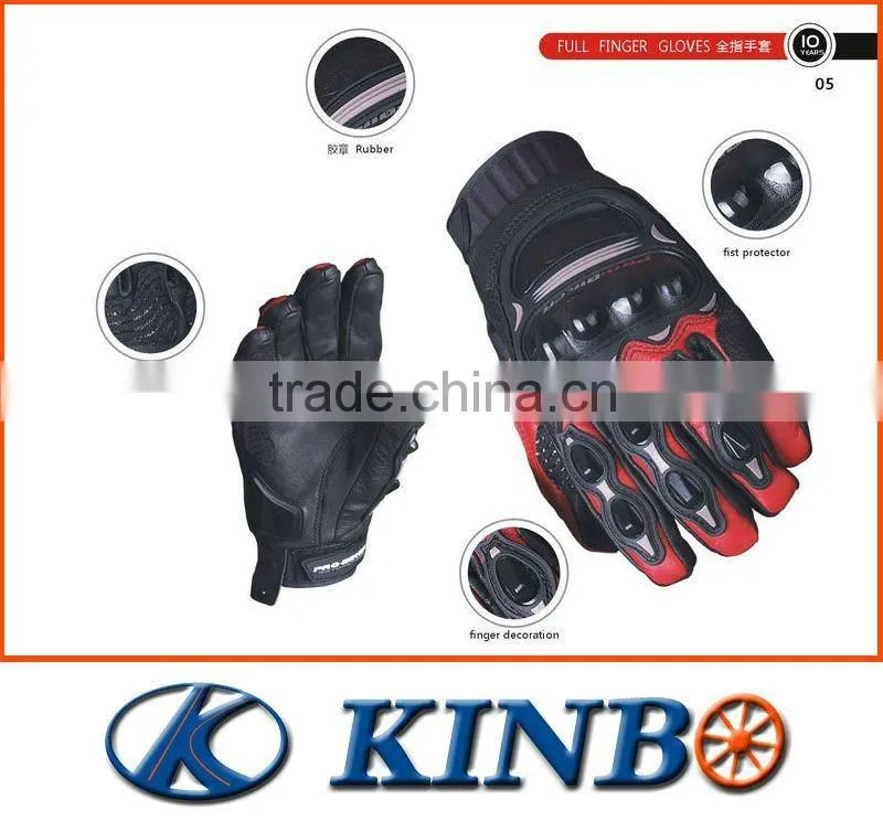 Motorcycle full finger gloves