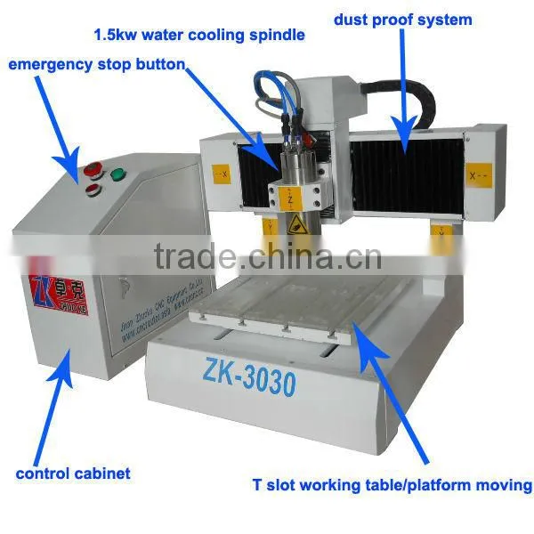 Hobby PCB Milling Drilling Machine Prototype Machine 300*300MM ZK-3030