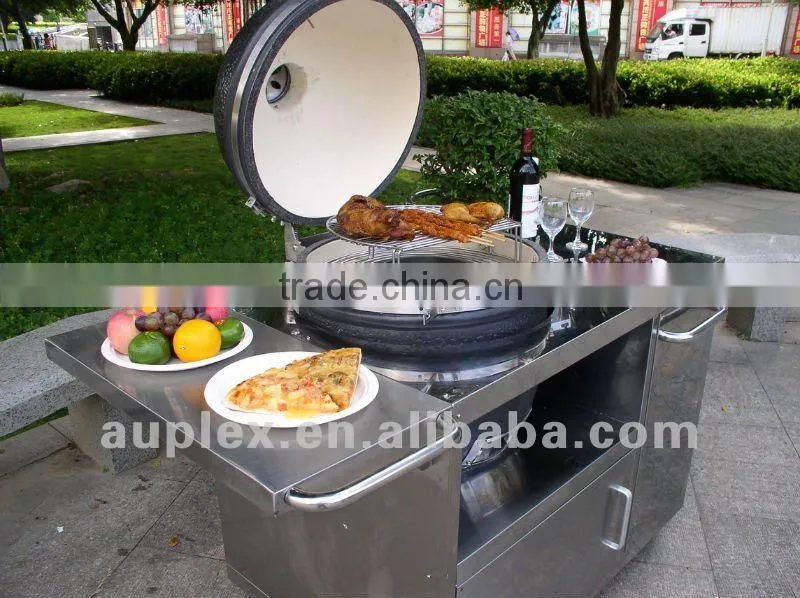 Luxurious mobile kamado ceramic bbq islands