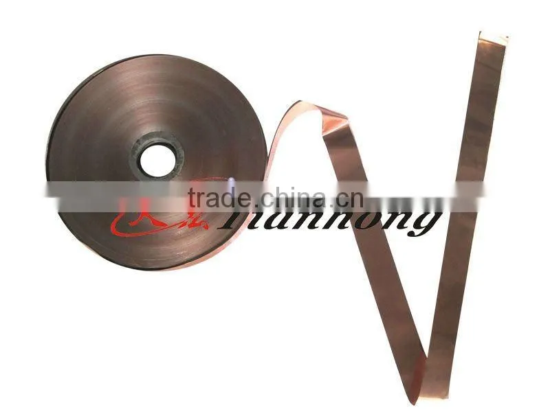 Plastic coated aluminum tape copper color