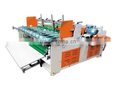 multifunctional Press type folder gluer machine/folding gluing machine for corrugated carton box