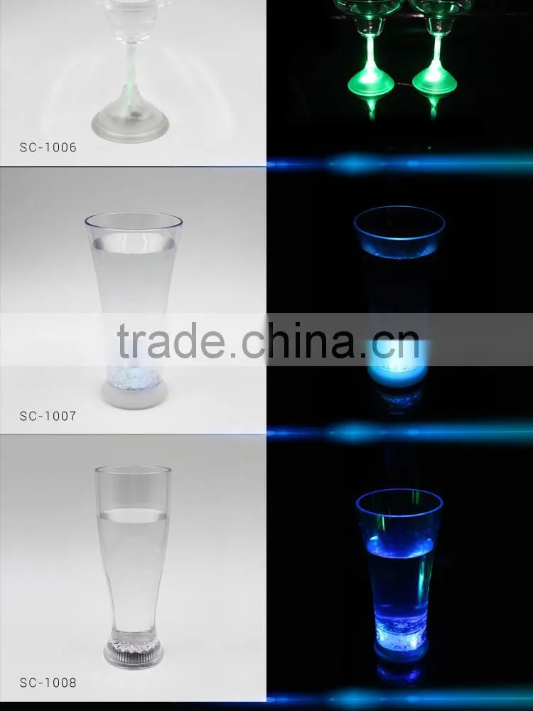 Popular LED flashing wine cup, LED glowing beer/drink cup for party