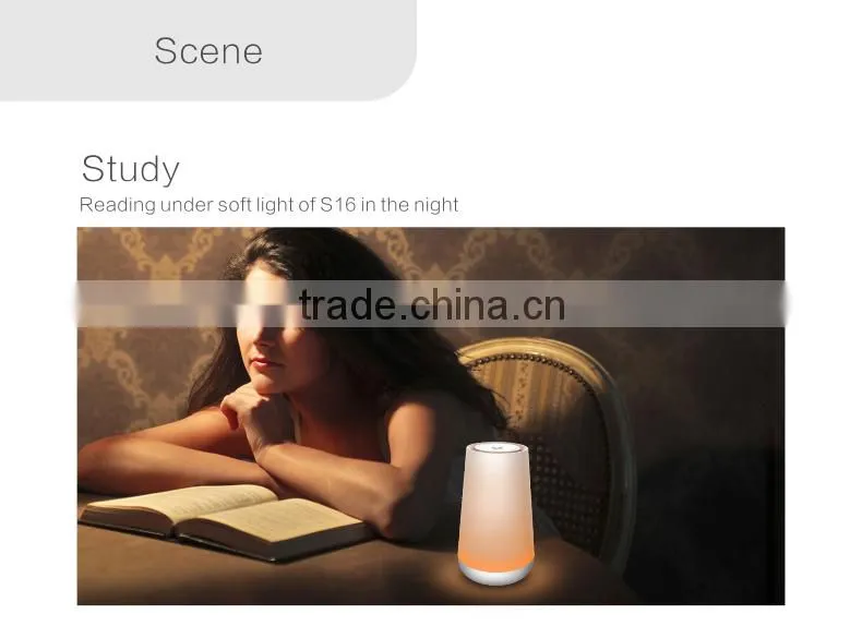 Bluetooth Speaker LED RGB Lamp Smart APP Touch Buttons