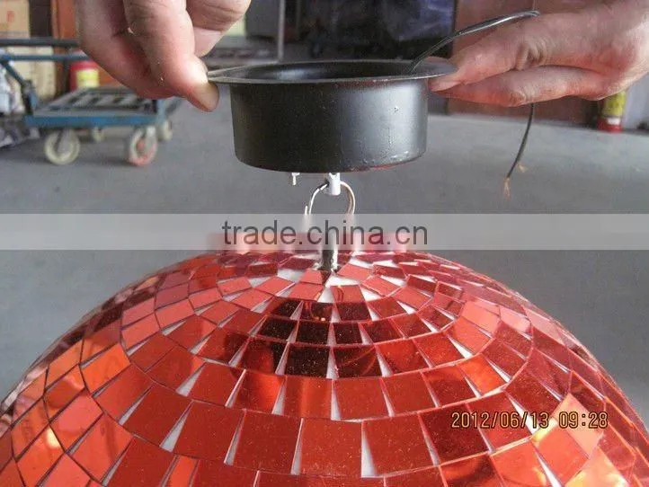 white color glass ball