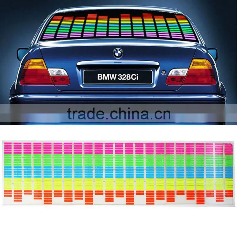 Best quality high brightness el car stickers with fast delivery