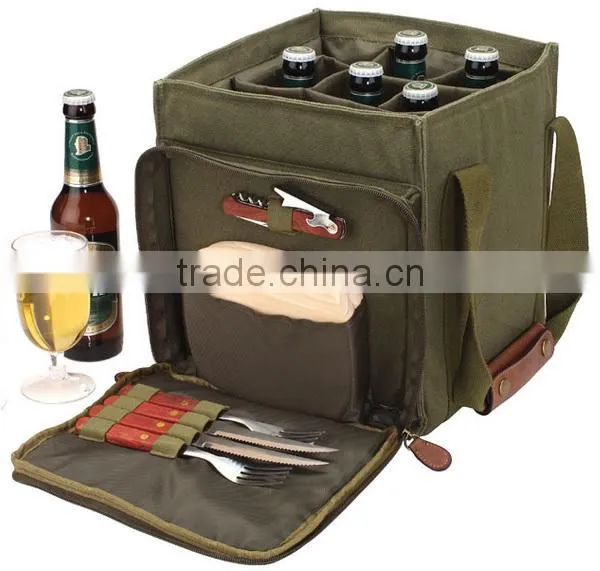 fabric cooler bag for wine,cooler bag for beer bottles