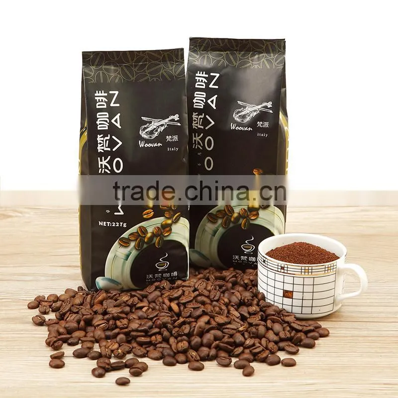 coffee food packaging standing foil pouches