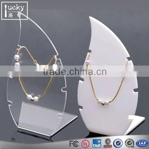 Custom size acrylic ring display rack used in ring jewelry display holder