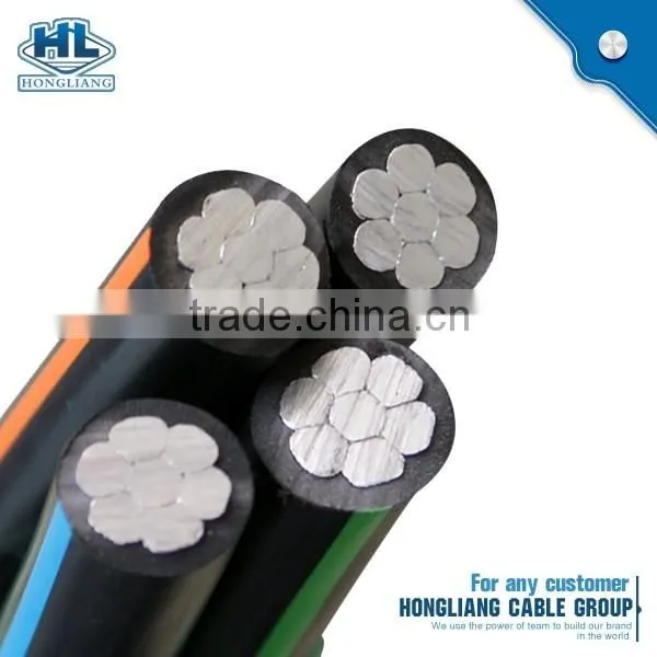 33KV Multi-conductor Melita Electrical Power Aerial Bundel Cable Aluminum Wire ABC Cable