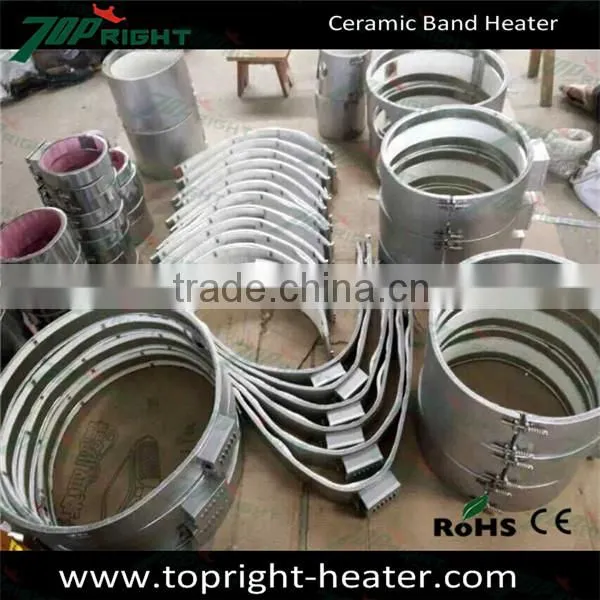 Ceramic Band Heaters with Nichrome wire inside for Extrusion Machine
