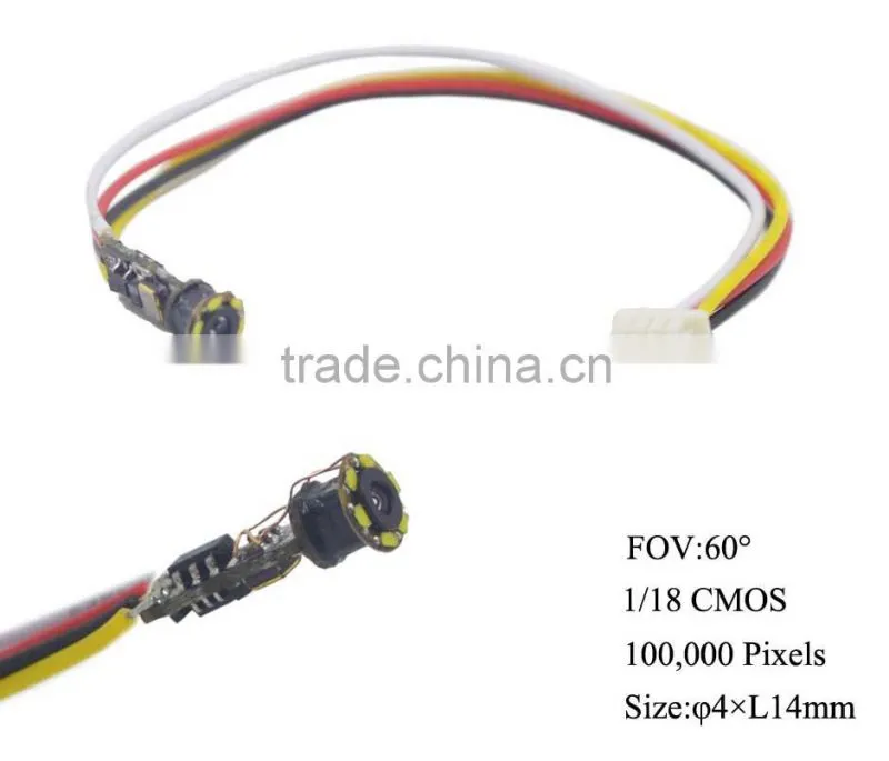 Smallest low power consumption ov 1/18 cmos chip camera module