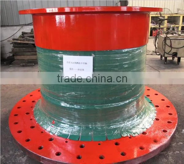 high quality die cast ball mill hollow shaft for cement plant