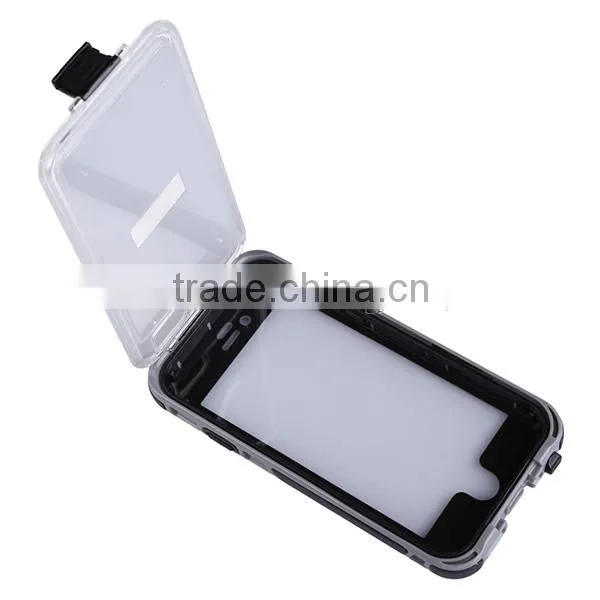 Dirtproof Shockproof Waterproof Cell Phone Case for iPhone 6 Fingerprint Access Case
