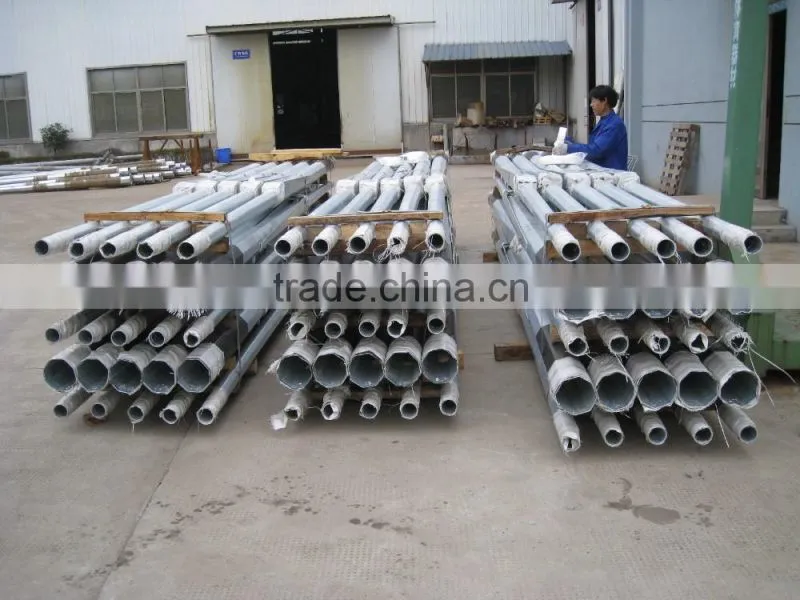 12m street light pole steel flag pole lighting pole