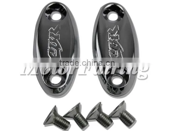 Mirror Base Plates for Honda CBR 600 F4 F4i 900 RR 929 954 1000RR MT222-008 Chrome