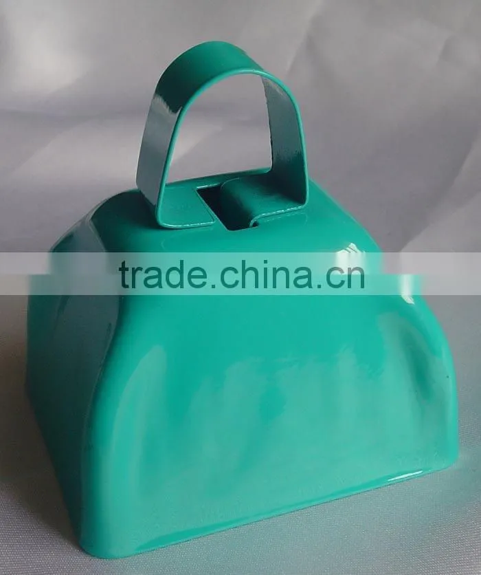 3"metal cow bell in many different colors A13-C01 powder coated finishing(A107)