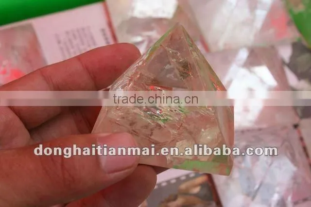 Wholesale Natural Pink QUARTZ Crystal HEALING Pyramid