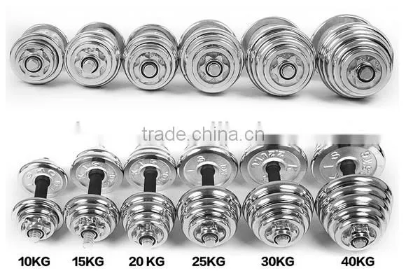 20KG CHROME DUMBBELL SET
