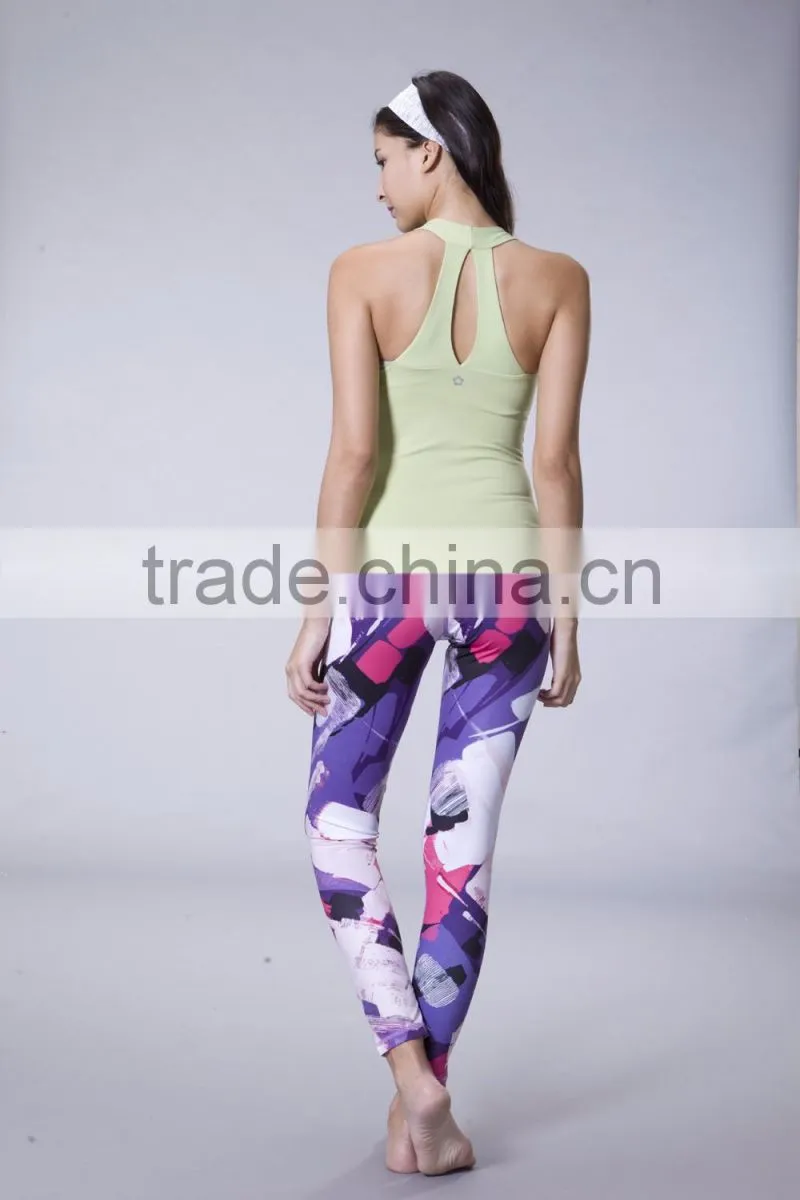 Workout Sports Wear Women Cropped Tank Top Private Logo Label Custom Design