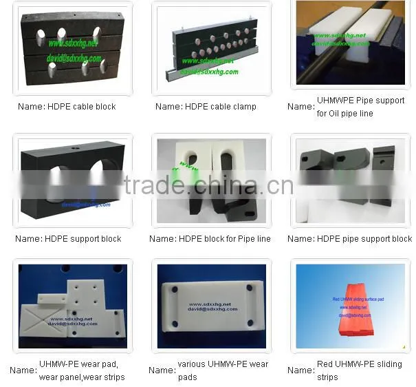 Best selling UHMWPE plastic parts made in china