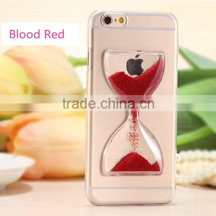 Fantastic Hourglass Design Colorful Clear PC Case for IPhone 6 /6s /6 plus