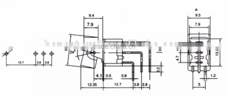 Miniature Rocker Lever Handle Switch