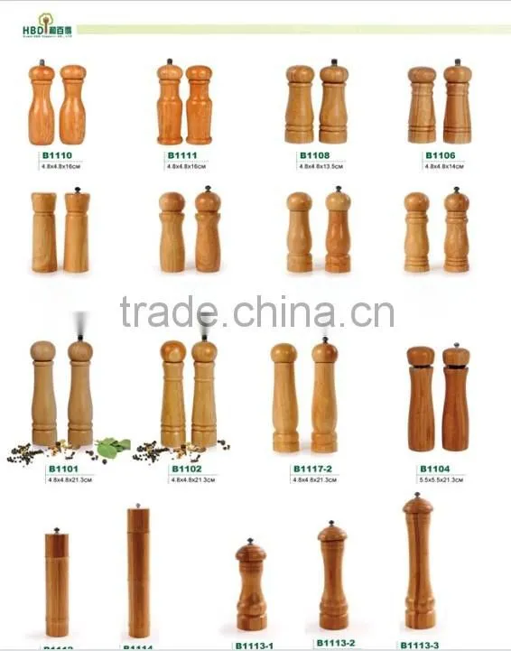 High quality hot selling eco-friendly bamboo spice grinder for sale