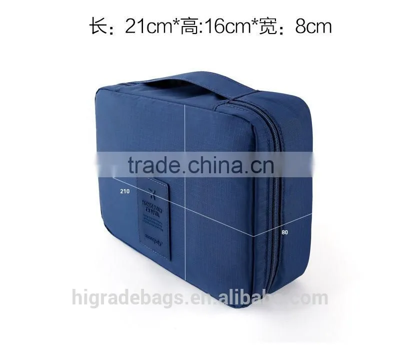 2016 hotsale men nylon cosmetic bag, cosmetic bags cases