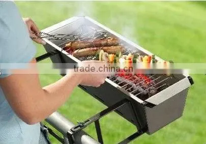 European Powder Coated balcony bbq grill