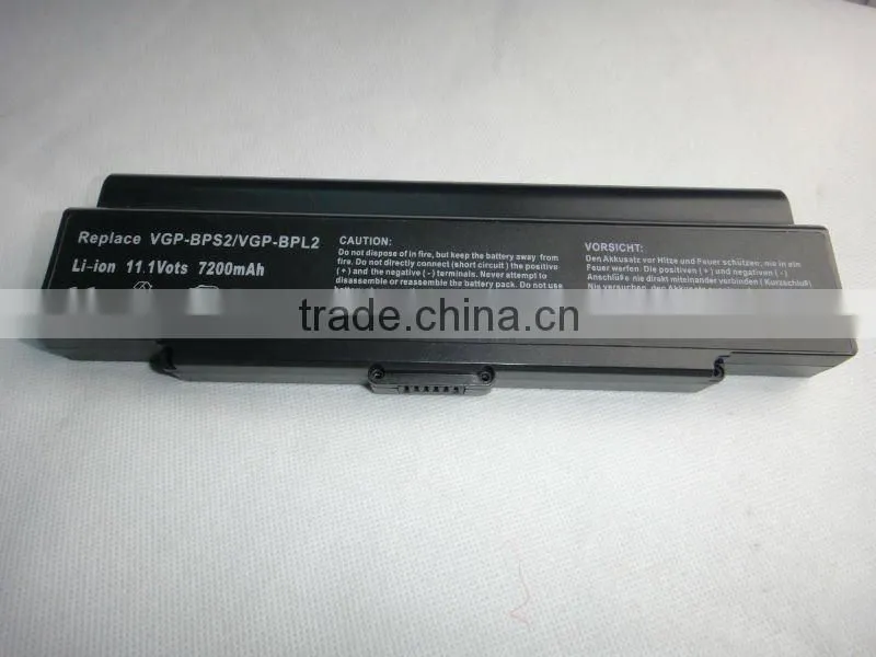 OEM replacement laptop battery replace for SONY vgp-bps2