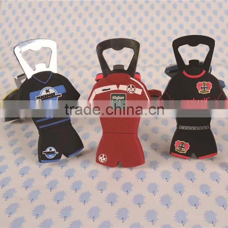 Customized soft pvc bottle opener, magnet beer bottle opener for promotion
