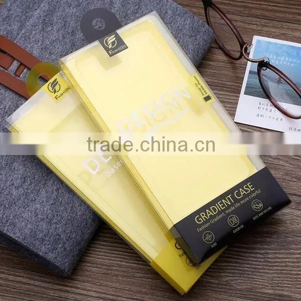 custom high-end PVC plastic phone box, high quality phone holster package box