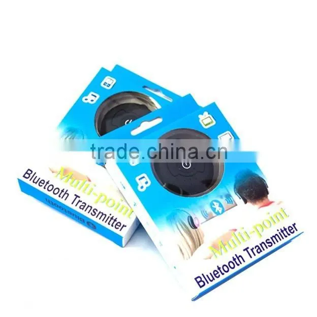 One with two Bluetooth transmitter Bluetooth headset CSR4.0 simultaneously connect two Bluetooth audio adapter