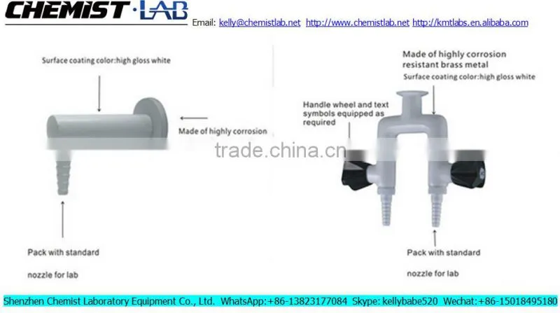 Bench Mounted Portable Hospital One Head Faucets in Physics/Chemistry/Maths Laboratory Furniture