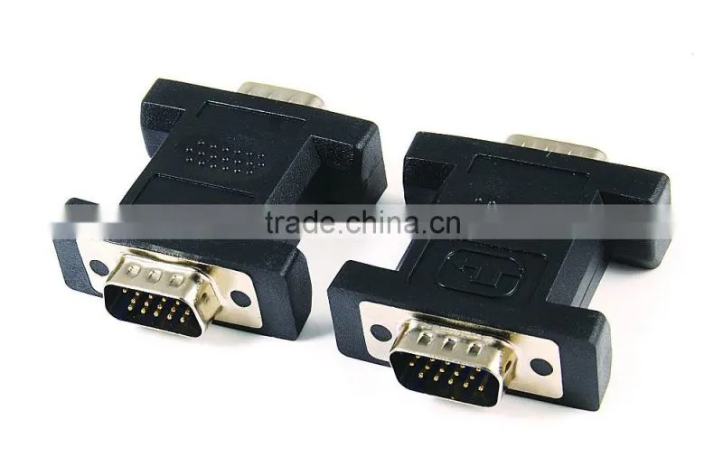 VGA15PIN male to female adapter nickel plated