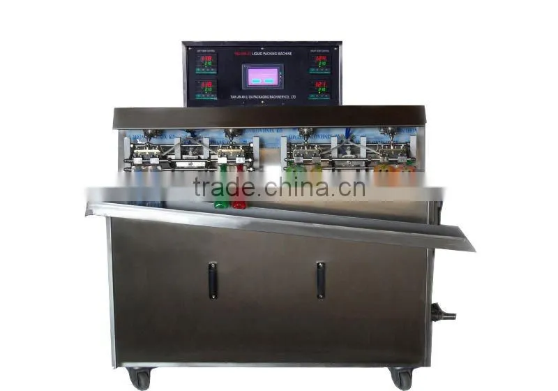 Bag alcohol filling sealing packing machine