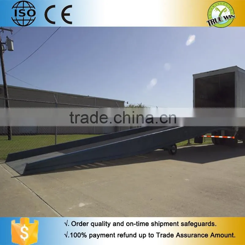 Customized mobile forklift fingerboard loading ramp