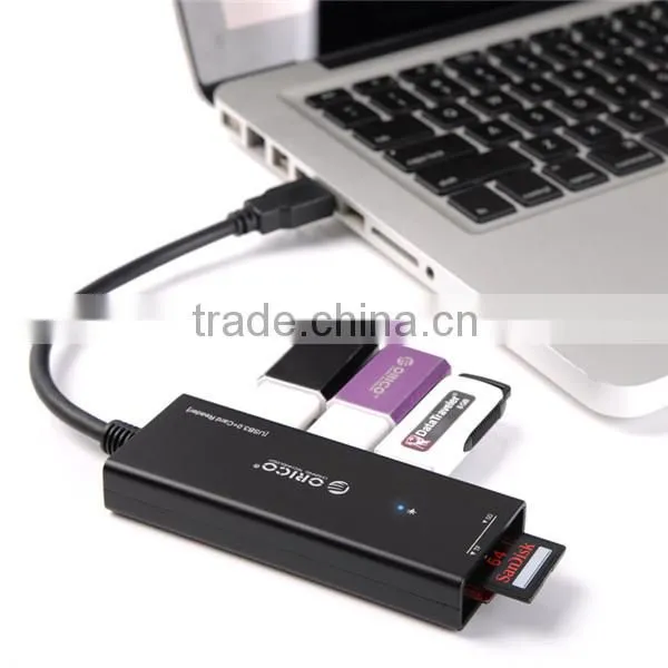 H33TS-U3 superspeed 3 port usb 3.0 hub with card reader function