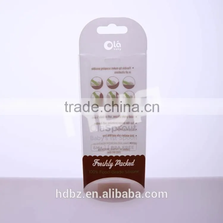 hot selling clear cheap hot staming packaging boxes