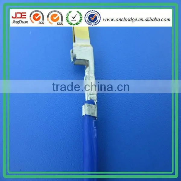 Auto circular connector and terminals welding cable