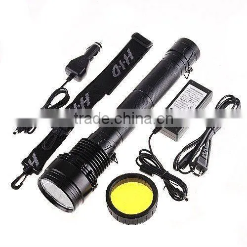 50W 65W 75W 85W Rechargeable Ultra Bright Zoom HID Flashlight