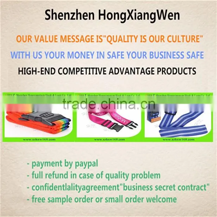 Neoprene fabric luggage belt with digital lock