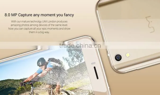 Original Umi London Smartphone MT6580 Quad Core 5.0 inch HD Android 6.0 Marshmallow 1280*720 3G WCDMA Cell Phone