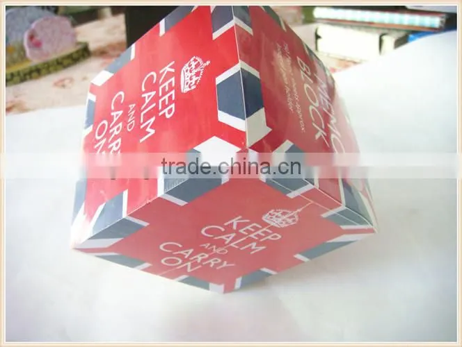 cute customized printing sticky note with wooden pallet
