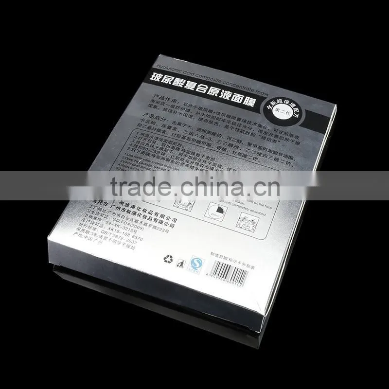 Custom paper printed packaging box for mask packing