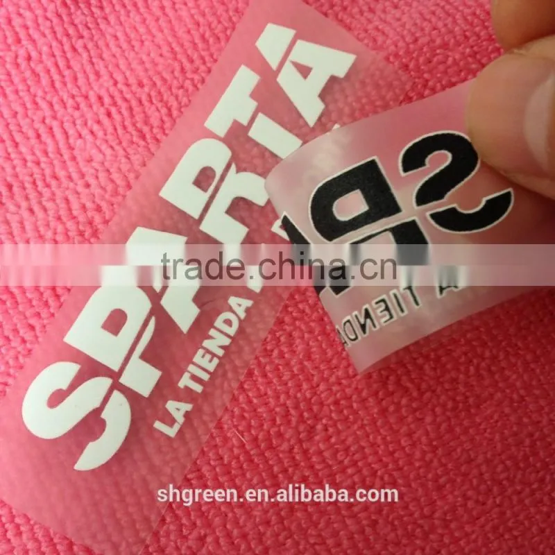 Full color printing iron on transfer label,heat transfer sticker for garment