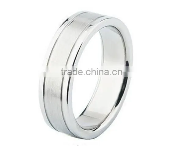 2016 high polished classic plain 316L Stainless Steel Ring for lover